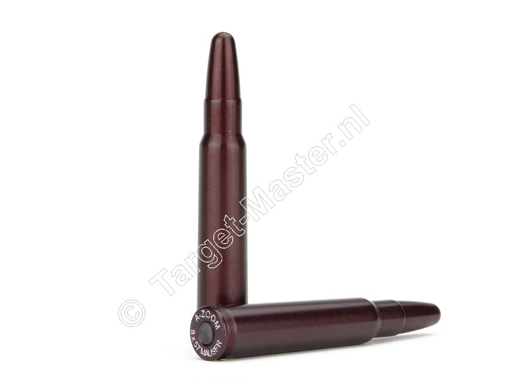 A-Zoom SNAP-CAPS 8x57 JS Mauser Dummy Oefen Patronen verpakking 2